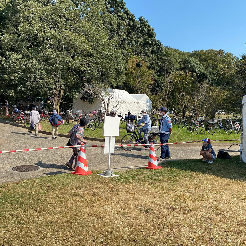 兵庫県明石市　明石公園のイベント　イベント参加者の安全対策