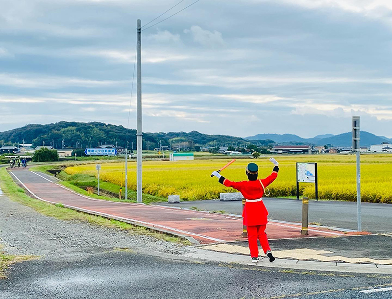 兵庫県加西市鶉野町　イベント警備　カサイチトレインライドのイベント警備