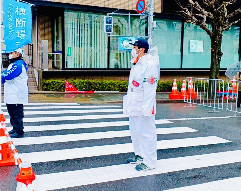 京都市　イベント警備　京都マラソン警備：マラソン大会における警備誘導