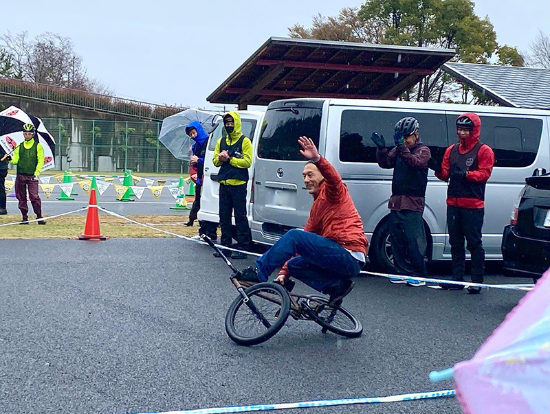 兵庫県加東市　イベント警備　播磨中央公園にてサイクリングコースプレオープンイベント警備