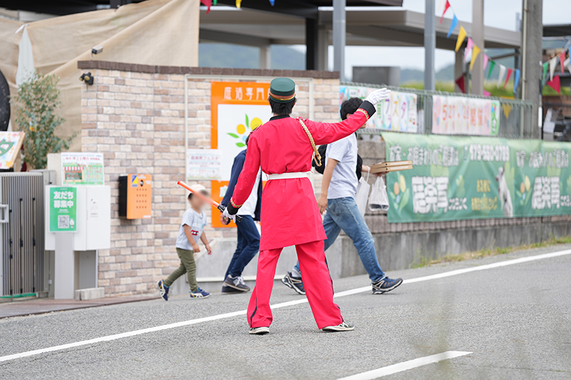 兵庫県三田市　イベント警備　かね庵様『庭楽育フェスタ』での警備、イベント参加者の安全対策