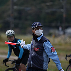 兵庫県北部　サイクリングイベント・丹波チャレンジ200　イベント参加者の安全対策