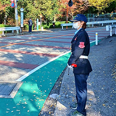兵庫県宝塚市　イベント警備　宝塚市内の地域の秋祭りでの交通誘導